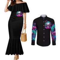 skull-couples-matching-mermaid-dress-and-long-sleeve-button-shirts-hello-darkness-my-old-friend-pinky