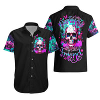 Skull Hawaiian Shirt Hello Darkness My Old Friend Pinky - Wonder Print Shop
