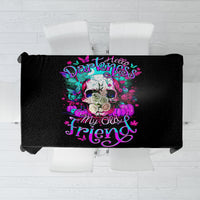 Skull Tablecloth Hello Darkness My Old Friend Pinky - Wonder Print Shop