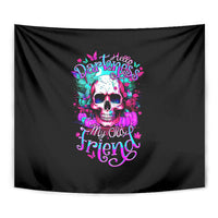 Skull Tapestry Hello Darkness My Old Friend Pinky - Wonder Print Shop