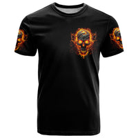 Flame Skull T Shirt I Can Fix Stupid But That Hurt - Wonder Print Shop