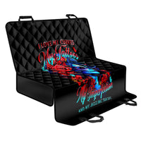Skull Rose Back Car Seat Cover I Love My Curve My Tattoo My Imperfection - Wonder Print Shop