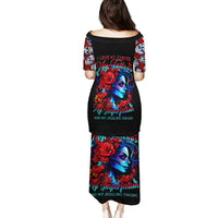 Skull Rose Puletasi I Love My Curve My Tattoo My Imperfection - Wonder Print Shop