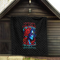 Skull Rose Quilt I Love My Curve My Tattoo My Imperfection - Wonder Print Shop