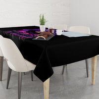 Purple Skull Tablecloth I Talk I Smile But Be Carefull When I SIlent - Wonder Print Shop