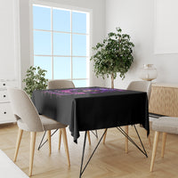 Purple Skull Tablecloth I Talk I Smile But Be Carefull When I SIlent - Wonder Print Shop