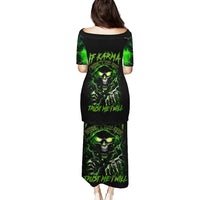 Thunder Skull Puletasi If Karma Don't Hit You Trust Me I Will - Wonder Print Shop