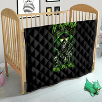 Thunder Skull Quilt If Karma Don't Hit You Trust Me I Will - Wonder Print Shop