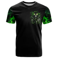 Thunder Skull T Shirt If Karma Don't Hit You Trust Me I Will - Wonder Print Shop