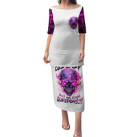 Lighting Skull Puletasi i'm A Grumpy Old Lady Don't Ask Stupid - Wonder Print Shop