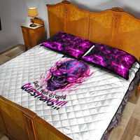 Lighting Skull Quilt Bed Set i'm A Grumpy Old Lady Don't Ask Stupid - Wonder Print Shop