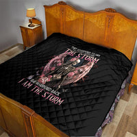 Angel Skull Quilt She Whispered Back Iam The Storm - Wonder Print Shop