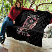 Angel Skull Quilt She Whispered Back Iam The Storm - Wonder Print Shop