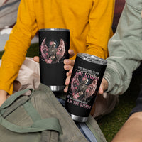 Angel Skull Tumbler Cup She Whispered Back Iam The Storm - Wonder Print Shop