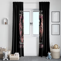 Angel Skull Window Curtain She Whispered Back Iam The Storm - Wonder Print Shop