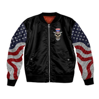 American Skull Bomber Jacket In Gun We Trust - Wonder Print Shop