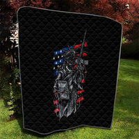 American Skull Quilt In Gun We Trust - Wonder Print Shop