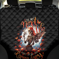 Fairy Skull Back Car Seat Cover In Next Life I Want To Be The Karma Fairy - Wonder Print Shop