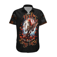 Fairy Skull Hawaiian Shirt In Next Life I Want To Be The Karma Fairy - Wonder Print Shop