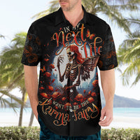 Fairy Skull Hawaiian Shirt In Next Life I Want To Be The Karma Fairy - Wonder Print Shop