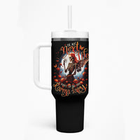 Fairy Skull Tumbler With Handle In Next Life I Want To Be The Karma Fairy - Wonder Print Shop