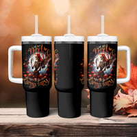Fairy Skull Tumbler With Handle In Next Life I Want To Be The Karma Fairy - Wonder Print Shop