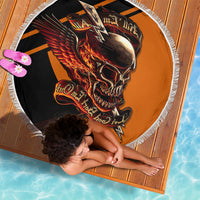 Wings Skull Beach Blanket Kill Them All - Wonder Print Shop