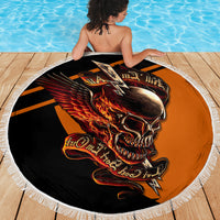 Wings Skull Beach Blanket Kill Them All - Wonder Print Shop