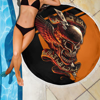 Wings Skull Beach Blanket Kill Them All - Wonder Print Shop