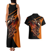 Wings Skull Couples Matching Tank Maxi Dress and Hawaiian Shirt Kill Them All - Wonder Print Shop