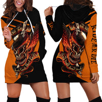 Wings Skull Hoodie Dress Kill Them All - Wonder Print Shop