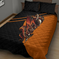 Wings Skull Quilt Bed Set Kill Them All - Wonder Print Shop