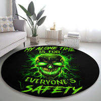 flame-skull-round-carpet-my-alone-time-is-for-everyone-safe
