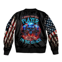 American Skull Bomber Jacket Nice To Meet You Im The Coach - Wonder Print Shop
