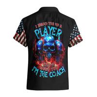American Skull Hawaiian Shirt Nice To Meet You Im The Coach - Wonder Print Shop