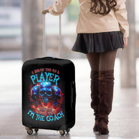 American Skull Luggage Cover Nice To Meet You Im The Coach - Wonder Print Shop