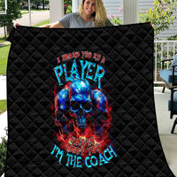 American Skull Quilt Nice To Meet You Im The Coach - Wonder Print Shop