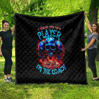 American Skull Quilt Nice To Meet You Im The Coach - Wonder Print Shop