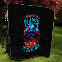 American Skull Quilt Nice To Meet You Im The Coach - Wonder Print Shop