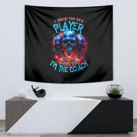 American Skull Tapestry Nice To Meet You Im The Coach - Wonder Print Shop