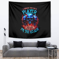 American Skull Tapestry Nice To Meet You Im The Coach - Wonder Print Shop