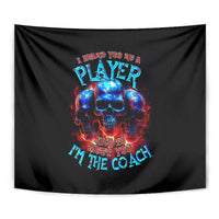 American Skull Tapestry Nice To Meet You Im The Coach - Wonder Print Shop
