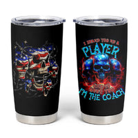American Skull Tumbler Cup Nice To Meet You Im The Coach - Wonder Print Shop
