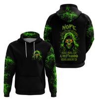 Thunder Skull Hoodie Satan Still Has A Restrainning Order Against Me - Wonder Print Shop