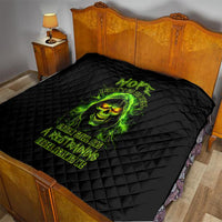 Thunder Skull Quilt Satan Still Has A Restrainning Order Against Me - Wonder Print Shop