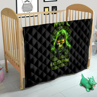 Thunder Skull Quilt Satan Still Has A Restrainning Order Against Me - Wonder Print Shop