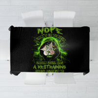 Thunder Skull Tablecloth Satan Still Has A Restrainning Order Against Me - Wonder Print Shop