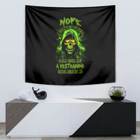 Thunder Skull Tapestry Satan Still Has A Restrainning Order Against Me - Wonder Print Shop