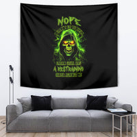 Thunder Skull Tapestry Satan Still Has A Restrainning Order Against Me - Wonder Print Shop