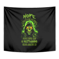 Thunder Skull Tapestry Satan Still Has A Restrainning Order Against Me - Wonder Print Shop